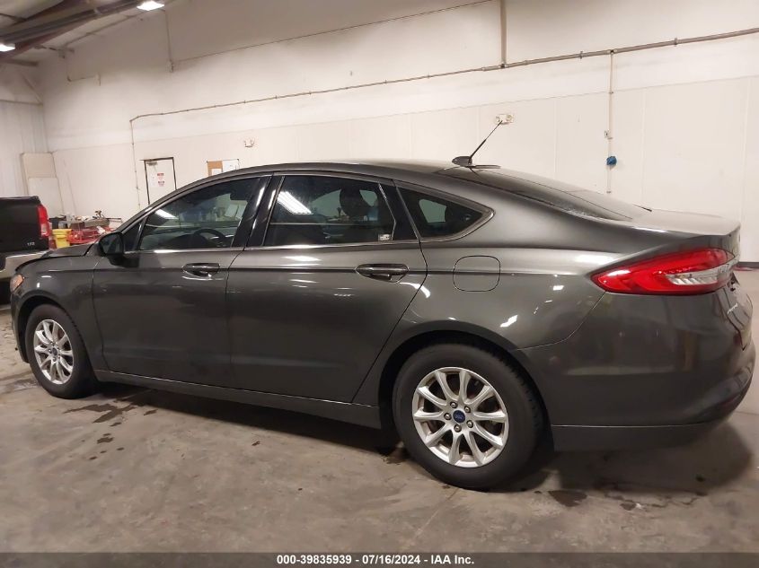 2017 Ford Fusion S VIN: 3FA6P0G71HR162052 Lot: 39835939