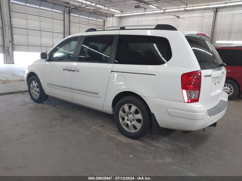 2007 Hyundai Entourage Gls/Limited/Se VIN: KNDMC233176026687 Lot: 39835947