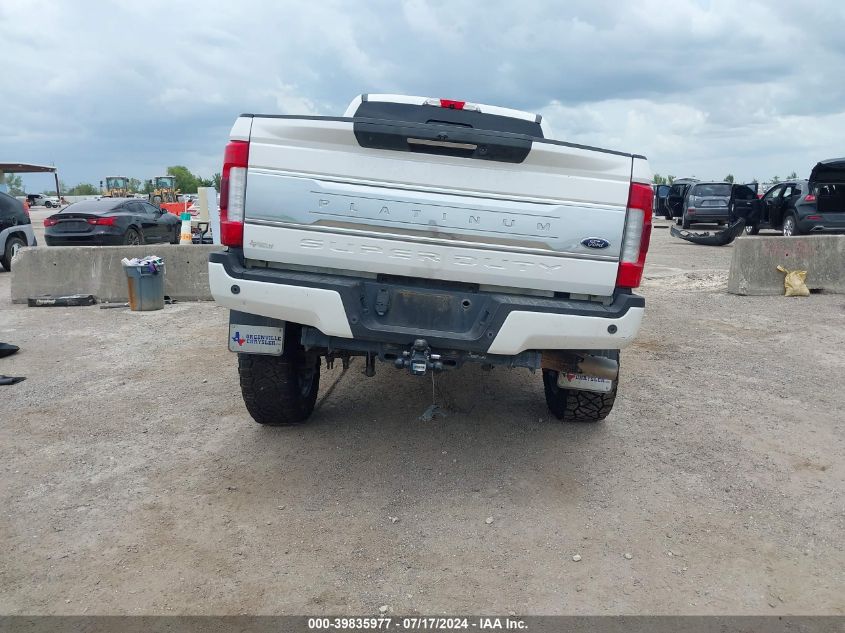 2017 Ford F-250 Platinum VIN: 1FT7W2BT3HEB19224 Lot: 39835977