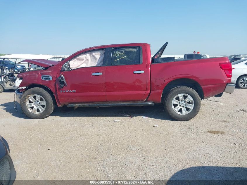 2017 Nissan Titan Sv VIN: 1N6AA1EK5HN536696 Lot: 39835987