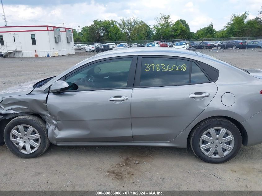 2022 Kia Rio S VIN: 3KPA24ADXNE479453 Lot: 39836008