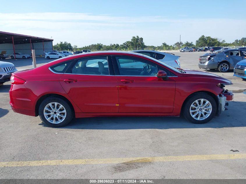 2018 Ford Fusion S VIN: 3FA6P0G77JR158495 Lot: 39836023