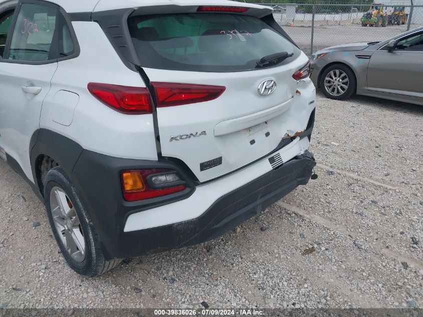 2018 Hyundai Kona Se VIN: KM8K1CAA2JU177296 Lot: 39836026