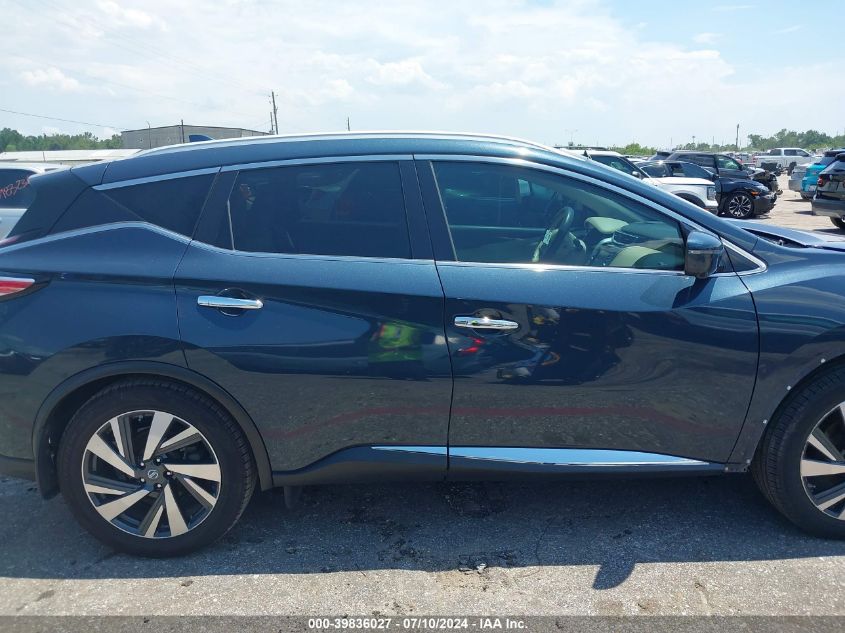 2018 Nissan Murano Platinum VIN: 5N1AZ2MG1JN146355 Lot: 39836027