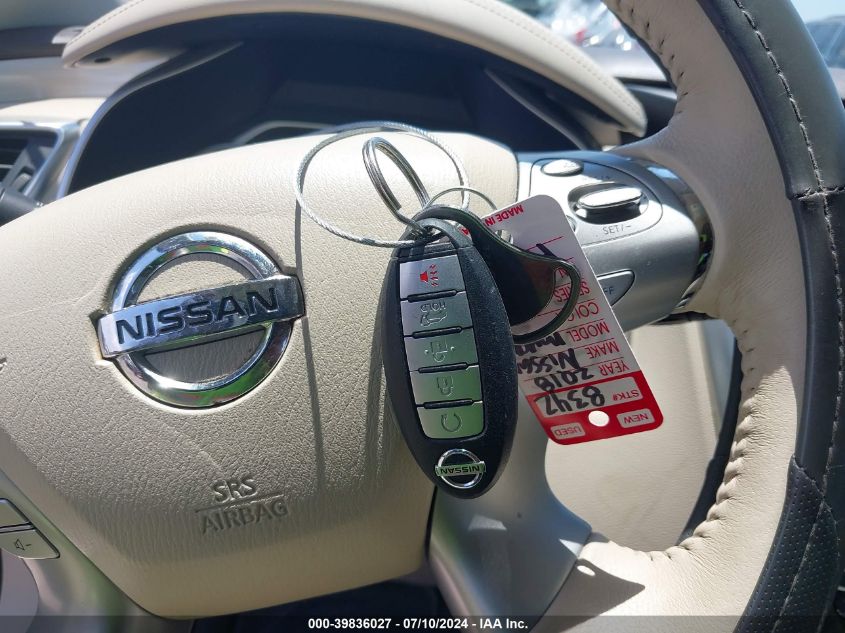 2018 Nissan Murano Platinum VIN: 5N1AZ2MG1JN146355 Lot: 39836027