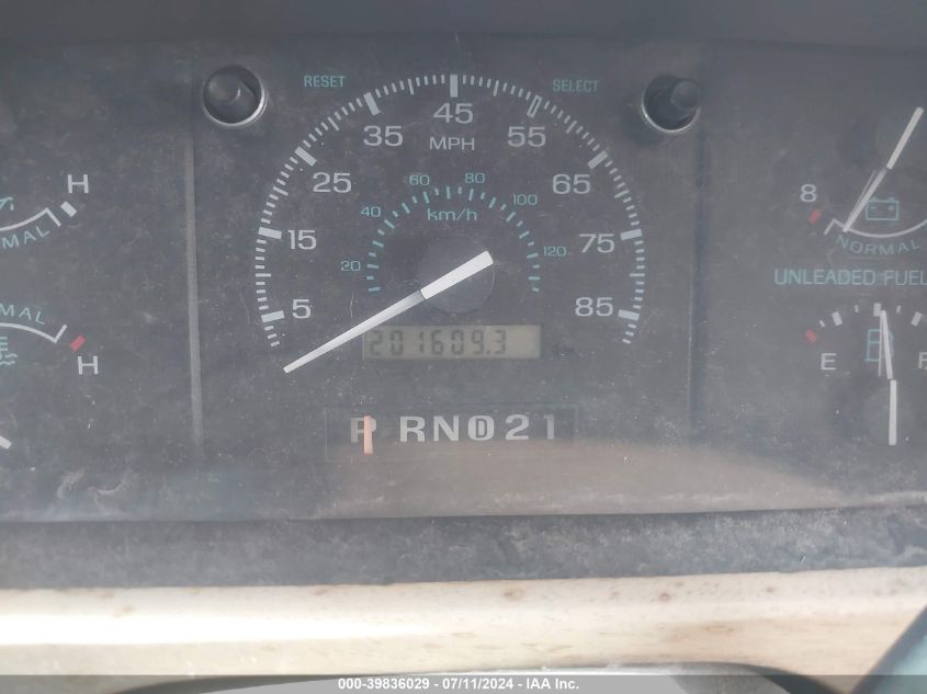 1995 Ford Econoline E150 Van VIN: 1FDEE14H1SHA16964 Lot: 39836029