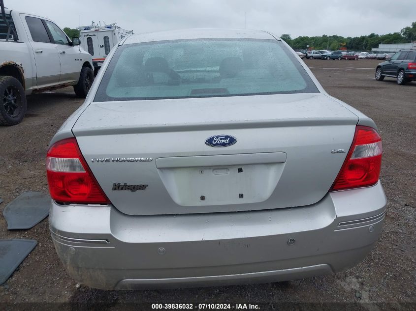 2006 Ford Five Hundred Sel VIN: 1FAFP24196G103945 Lot: 39836032