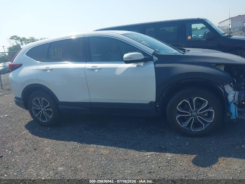 2022 Honda Cr-V Awd Ex-L VIN: 2HKRW2H89NH670684 Lot: 39836042