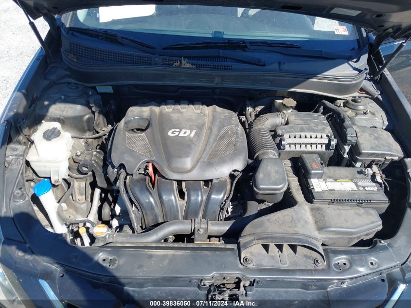 2012 Hyundai Sonata Gls VIN: 5NPEB4AC2CH401928 Lot: 39836050