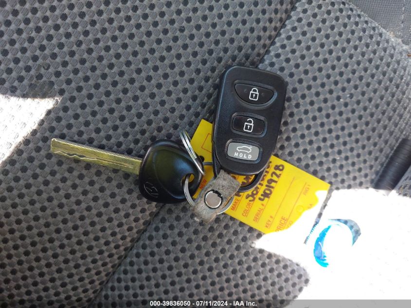 2012 Hyundai Sonata Gls VIN: 5NPEB4AC2CH401928 Lot: 39836050