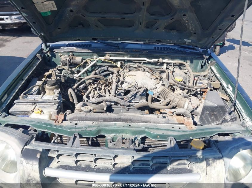 2002 Nissan Xterra Xe VIN: 5N1ED28Y92C589336 Lot: 39836078