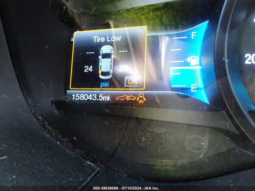 2015 Ford Edge Sel VIN: 2FMTK4J91FBC11707 Lot: 39836086