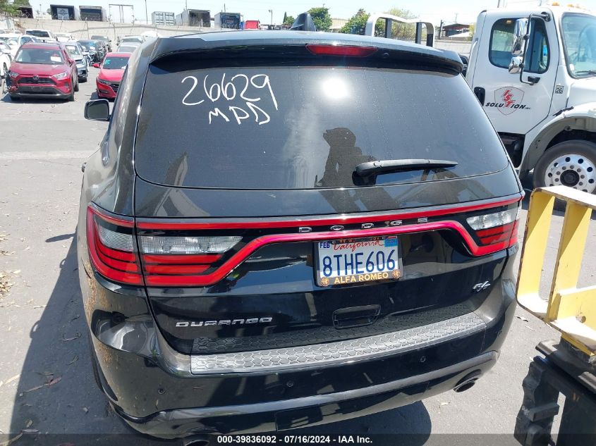 2020 Dodge Durango R/T Rwd VIN: 1C4SDHCT2LC260162 Lot: 39836092