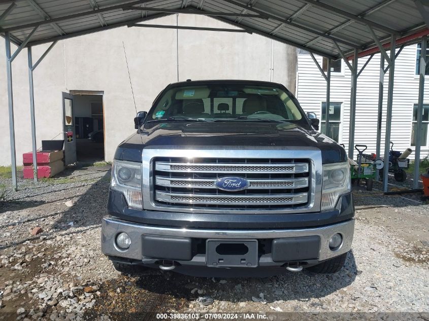 2013 Ford F-150 Lariat VIN: 1FTFW1EF8DKF82631 Lot: 39836103