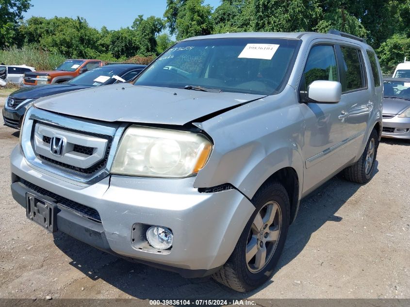 2011 Honda Pilot Ex-L VIN: 5FNYF4H78BB017594 Lot: 39836104