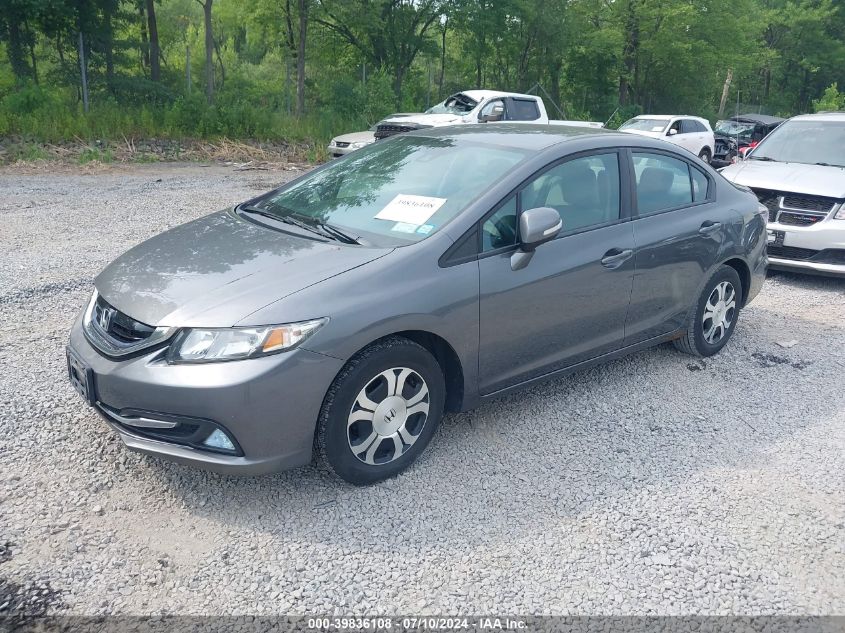 19XFB4F23DE204163 | 2013 HONDA CIVIC HYBRID