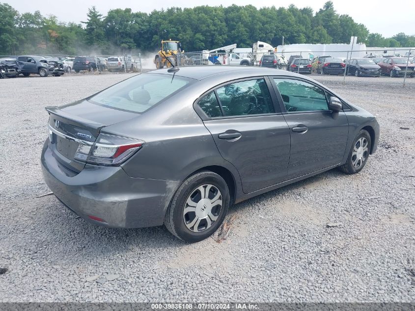 19XFB4F23DE204163 | 2013 HONDA CIVIC HYBRID