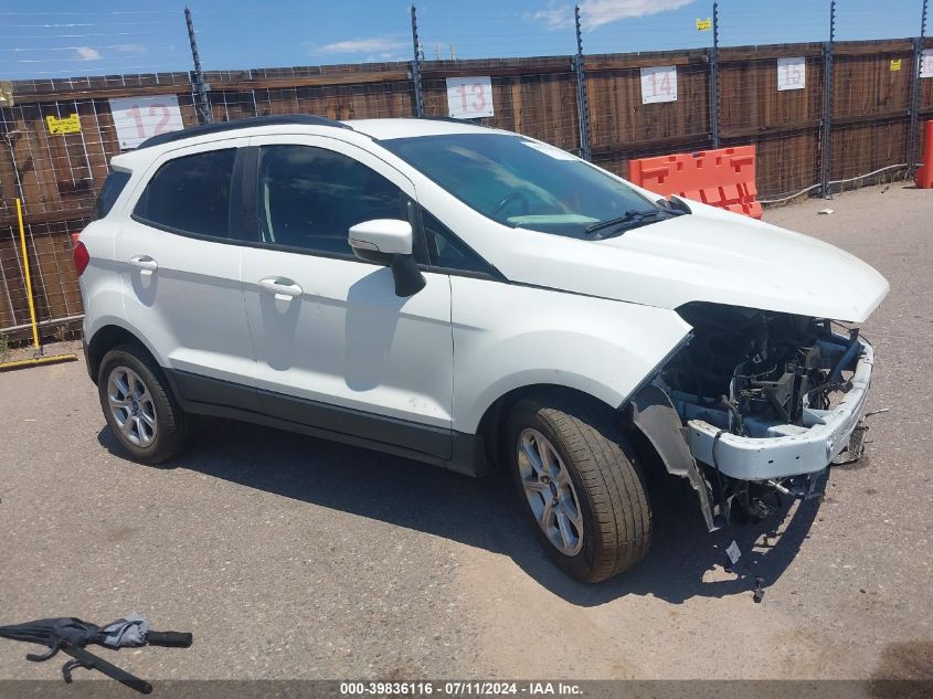 2019 Ford Ecosport Se VIN: MAJ3S2GE1KC304501 Lot: 39836116