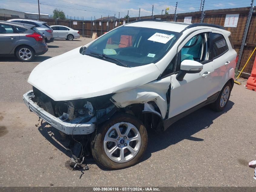 2019 Ford Ecosport Se VIN: MAJ3S2GE1KC304501 Lot: 39836116