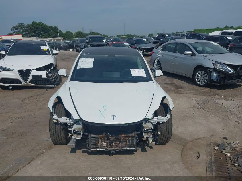 2022 Tesla Model 3 Long Range Dual Motor All-Wheel Drive VIN: 5YJ3E1EB4NF181627 Lot: 39836118