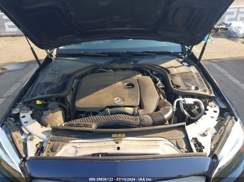 2019 Mercedes-Benz C 300 4Matic VIN: 55SWF8EB3KU319736 Lot: 39836122