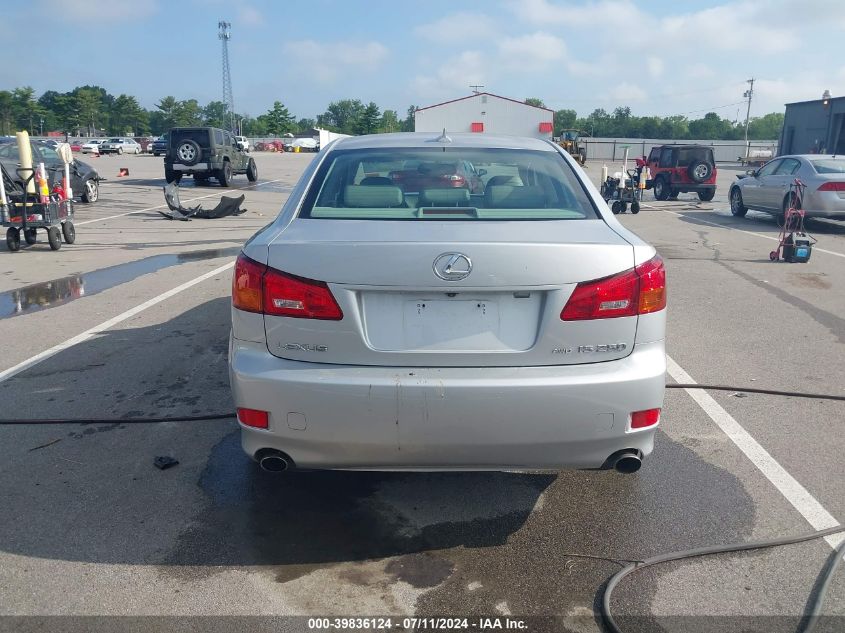 2007 Lexus Is 250 VIN: JTHCK262072014926 Lot: 39836124