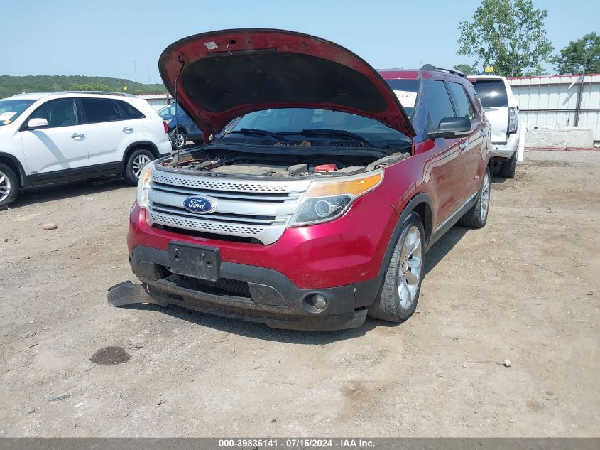 2013 Ford Explorer Xlt VIN: 1FM5K7D86DGA98212 Lot: 39836141