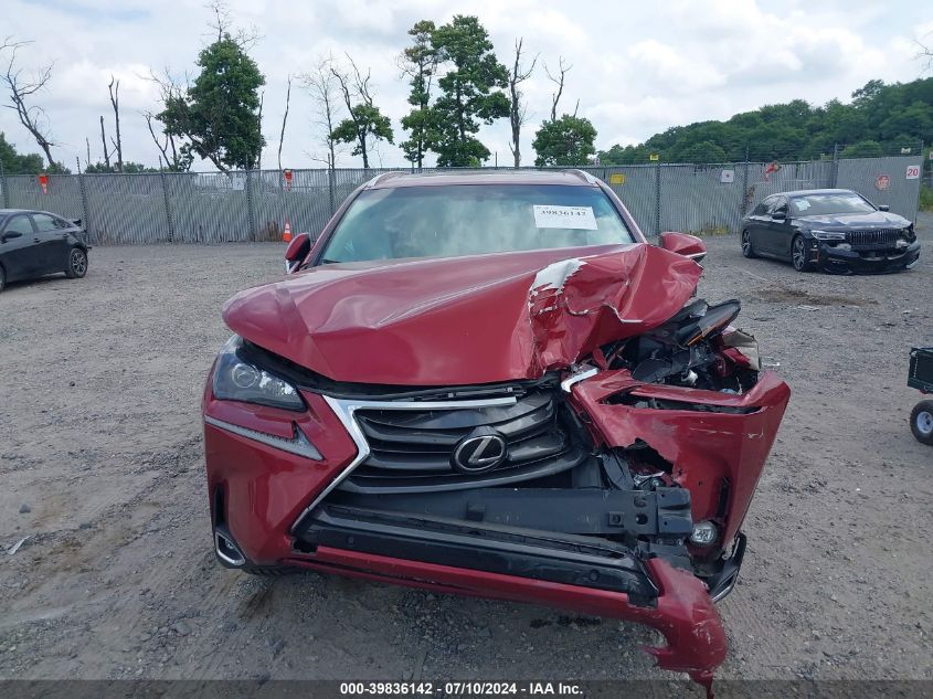 2016 Lexus Nx 200T/Base/F Sport VIN: JTJBARBZXG2057923 Lot: 39836142