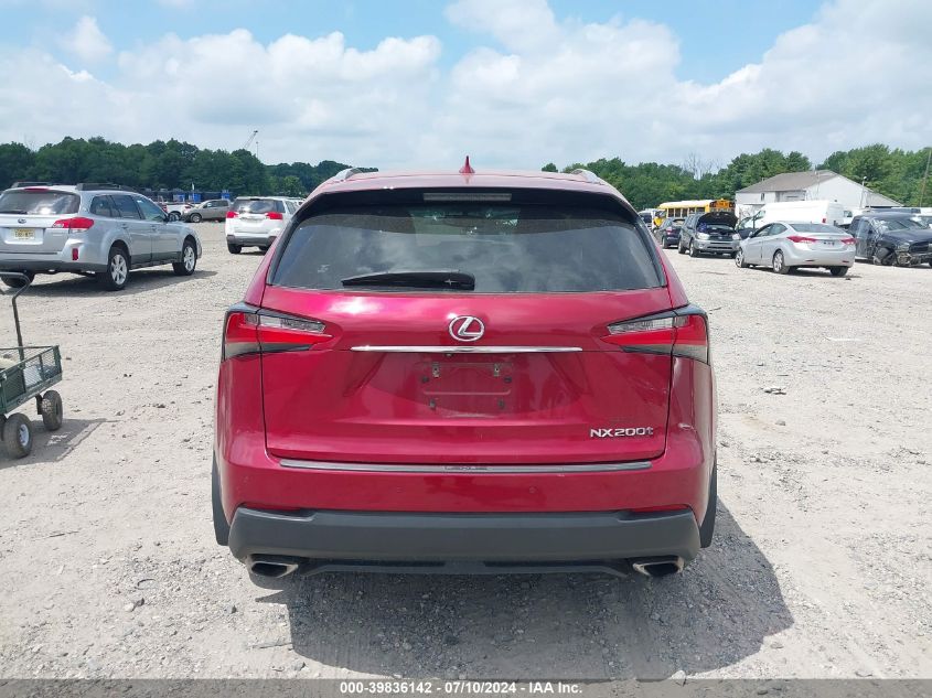 2016 Lexus Nx 200T/Base/F Sport VIN: JTJBARBZXG2057923 Lot: 39836142