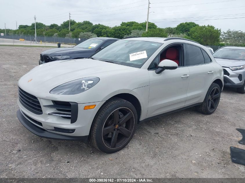 2021 Porsche Macan S VIN: WP1AB2A5XMLB37650 Lot: 39836162