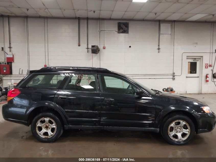 2007 Subaru Outback 2.5I Basic VIN: 4S4BP61C377327392 Lot: 39836169