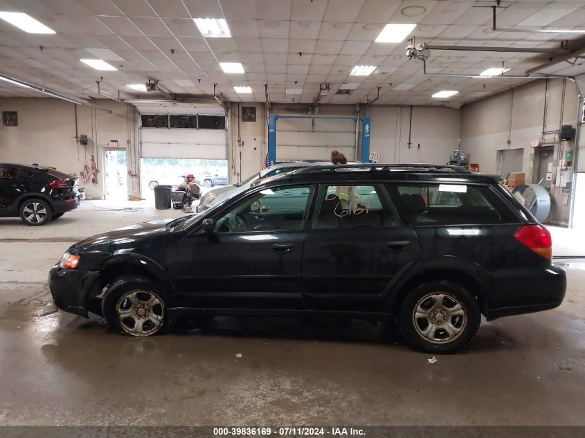 2007 Subaru Outback 2.5I Basic VIN: 4S4BP61C377327392 Lot: 39836169