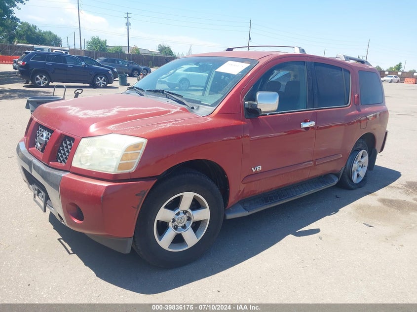 2005 Nissan Armada Se VIN: 5N1AA08A55N708524 Lot: 39836175