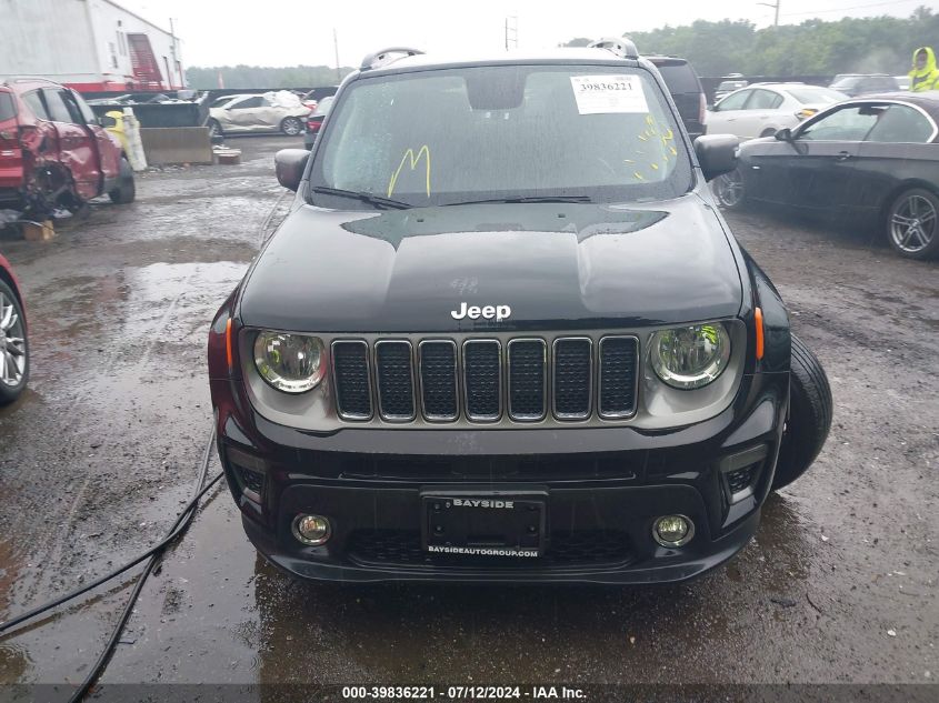 2019 Jeep Renegade Limited 4X4 VIN: ZACNJBD18KPJ94188 Lot: 39836221