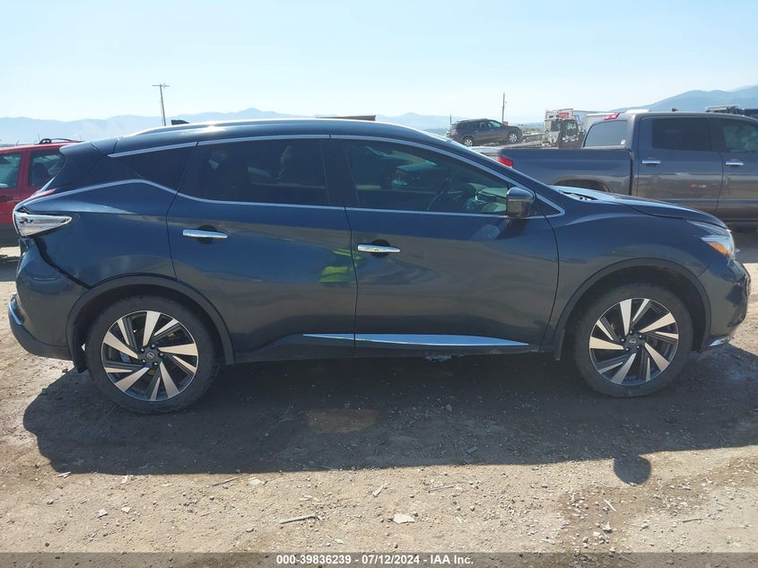 2016 Nissan Murano Platinum VIN: 5N1AZ2MH8GN154650 Lot: 39836239
