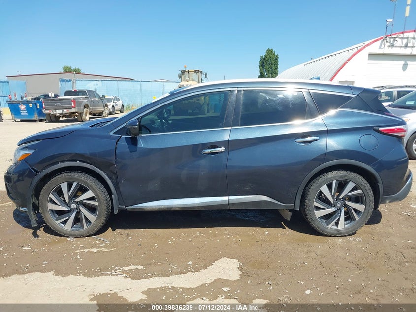 2016 Nissan Murano Platinum VIN: 5N1AZ2MH8GN154650 Lot: 39836239