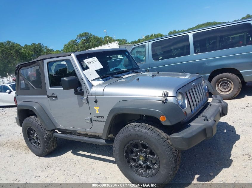 2013 Jeep Wrangler Sport VIN: 1C4AJWAG7DL572834 Lot: 39836284