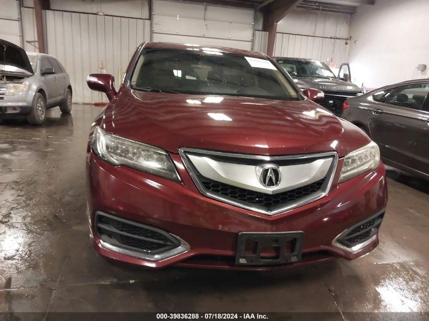 2016 Acura Rdx Technology Acurawatch Plus Packages/Technology Package VIN: 5J8TB3H58GL007801 Lot: 39836288