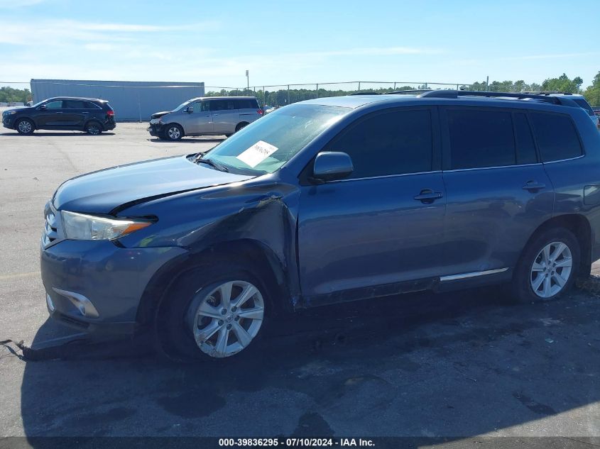 2012 Toyota Highlander Se V6 VIN: 5TDBK3EHXCS139752 Lot: 39836295