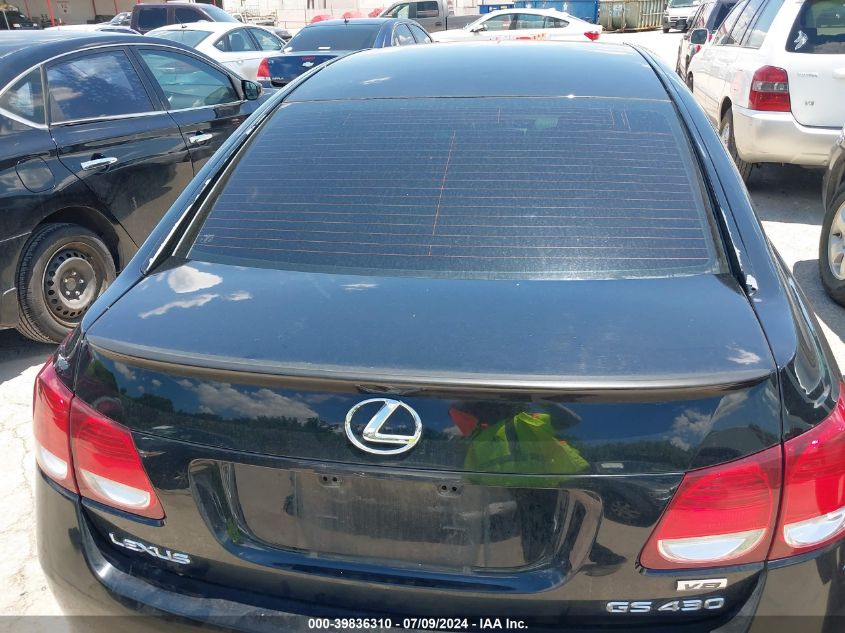 2006 Lexus Gs 430 VIN: JTHBN96S965003383 Lot: 39836310