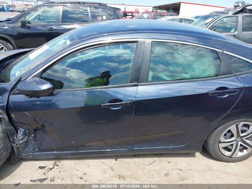 2018 Honda Civic Lx VIN: 2HGFC2F52JH500370 Lot: 39836316