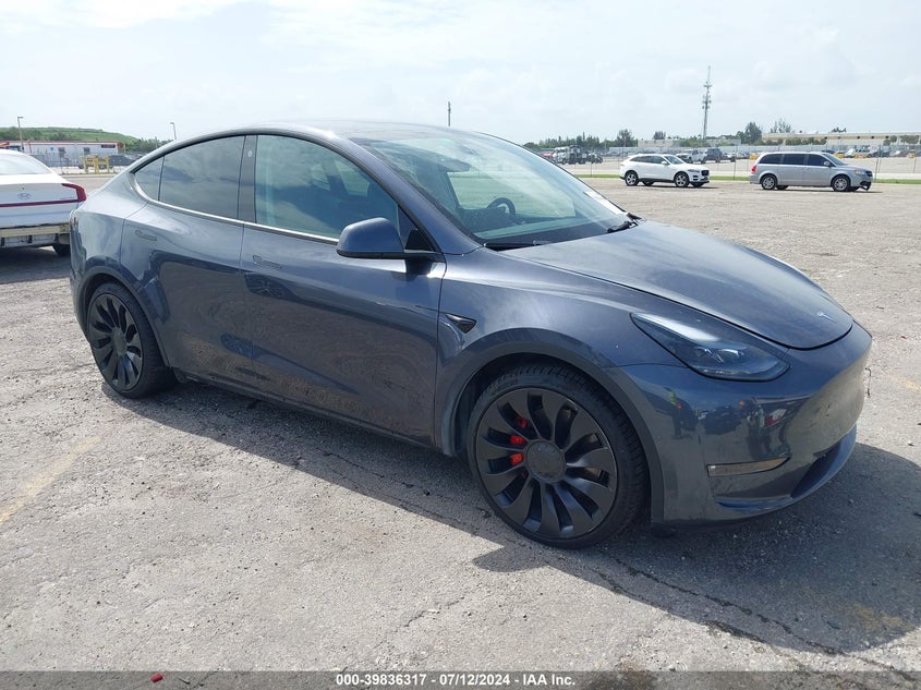 2022 TESLA MODEL Y U   U(VIN: 7SAYGDEF7NF440747