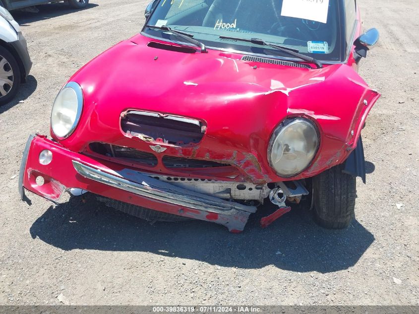 2006 Mini Cooper S VIN: WMWRH33526TK59604 Lot: 39836319