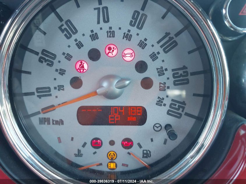 2006 Mini Cooper S VIN: WMWRH33526TK59604 Lot: 39836319