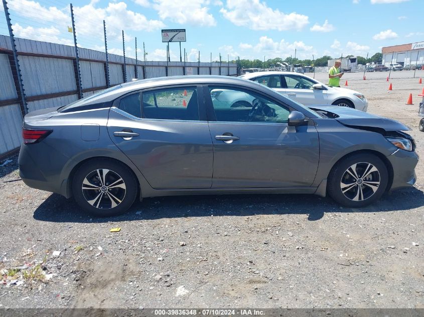 2021 Nissan Sentra Sv Xtronic Cvt VIN: 3N1AB8CV3MY260394 Lot: 39836348