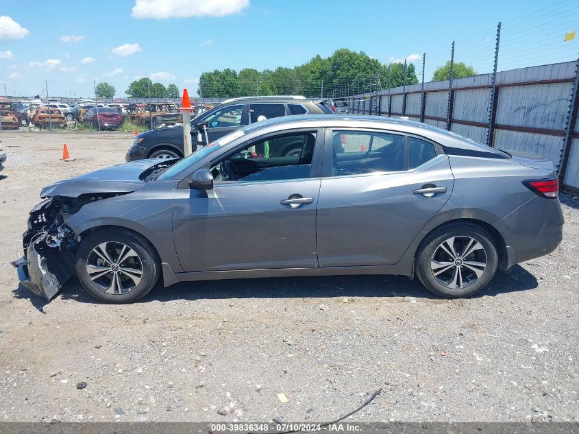 2021 Nissan Sentra Sv Xtronic Cvt VIN: 3N1AB8CV3MY260394 Lot: 39836348