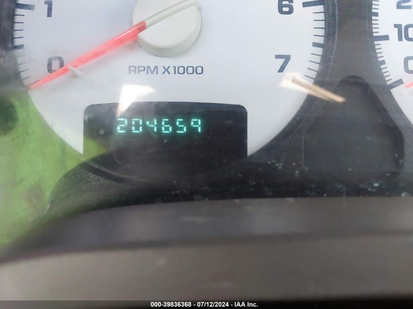 2004 Dodge Ram 1500 Slt/Laramie VIN: 1D7HU18NX4S628743 Lot: 39836368