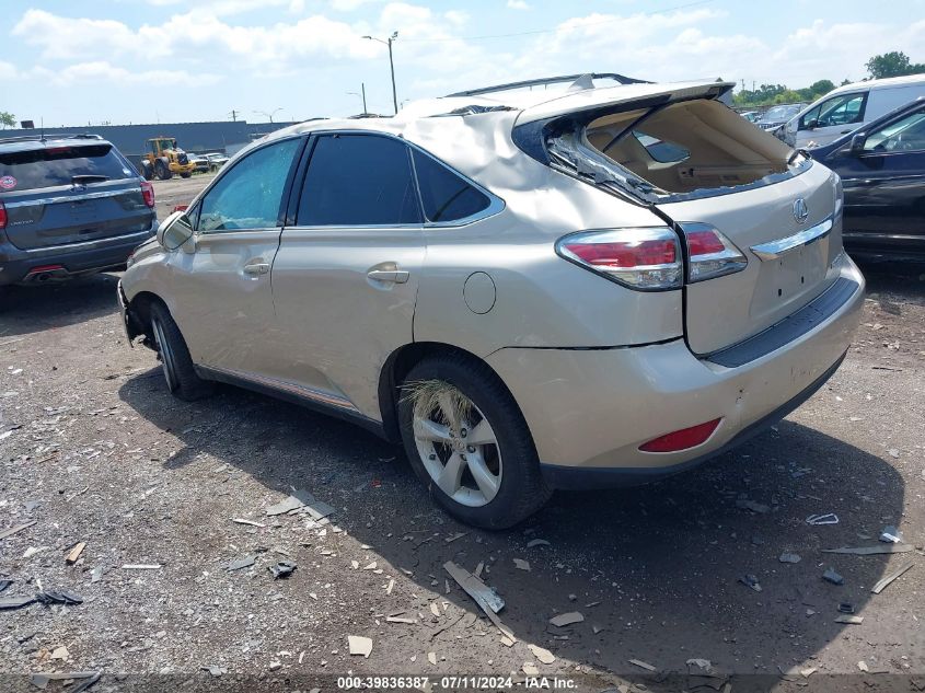 2015 Lexus Rx 350 VIN: 2T2BK1BA7FC334082 Lot: 39836387