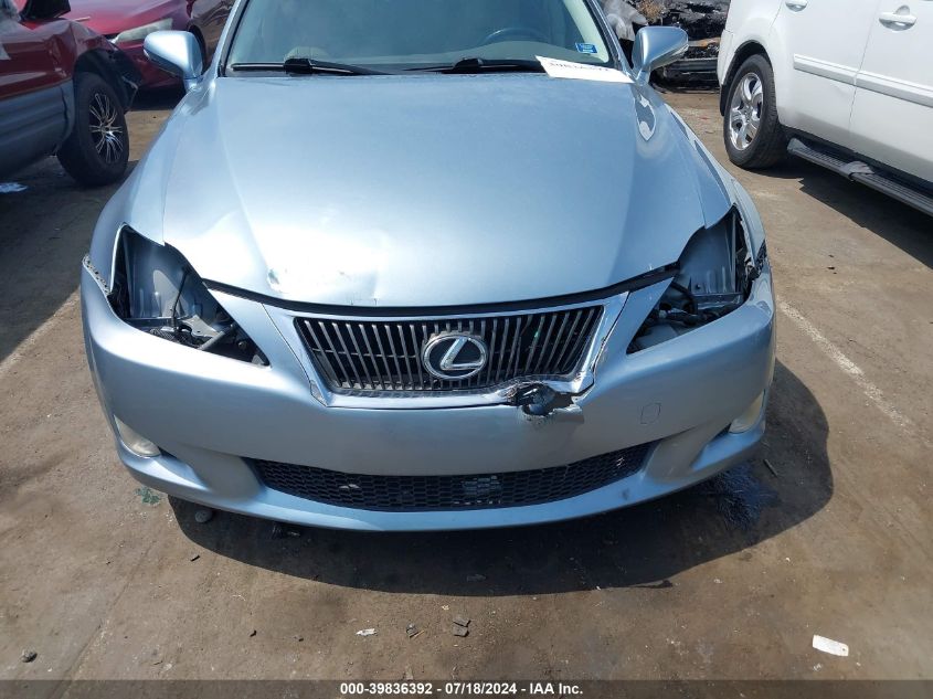 2009 Lexus Is 250 VIN: JTHBK262795094545 Lot: 39836392