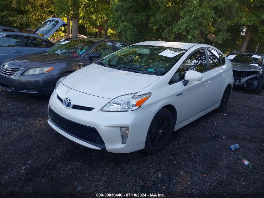 2015 Toyota Prius Two VIN: JTDKN3DU6F1940640 Lot: 39836446